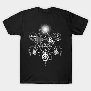 Sacred Geometry - Crop Circles - Manafold Art T-Shirt